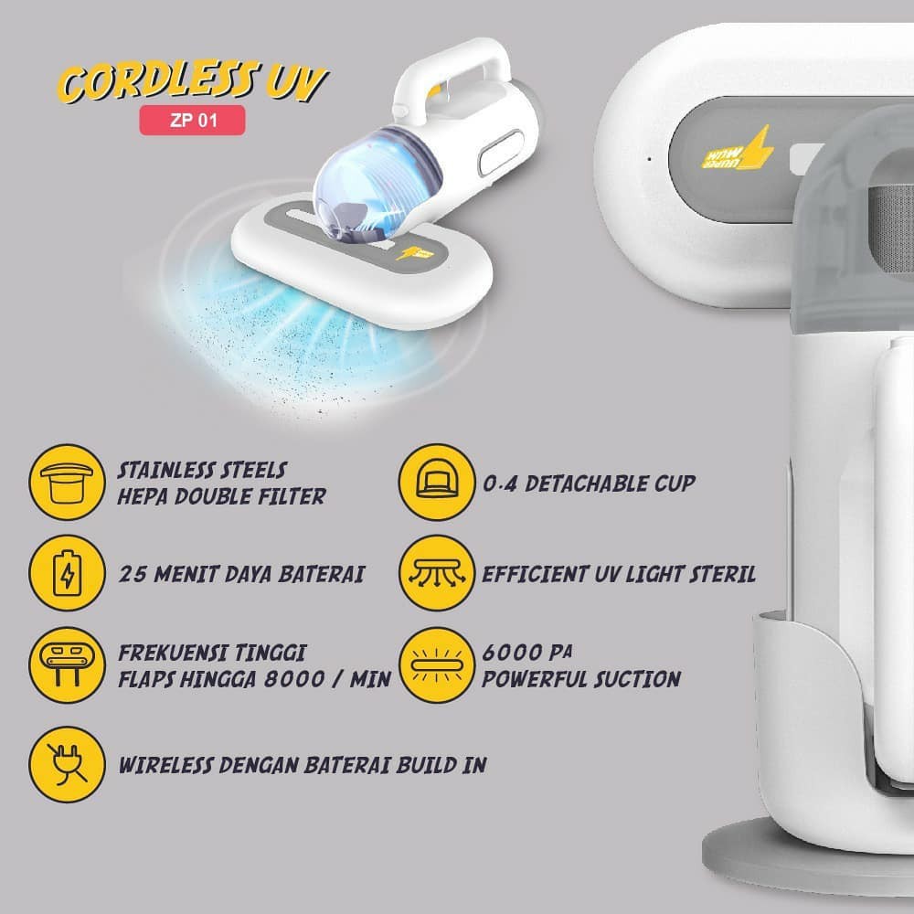 Supermum Cordless UV ZP01 Vacum Cleaner