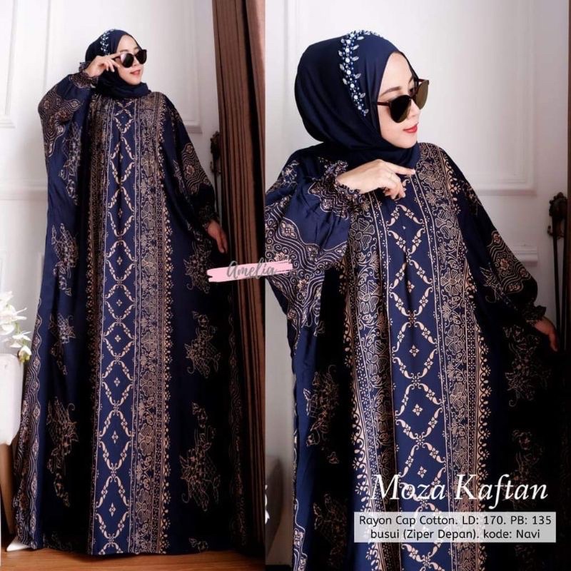 (BISA COD) KAFTAN RAYON JUMBO / GAMIS KAFTAN MADINA/ KAFTAN ARABIA ORIGINAL BY AMELIA BUSUI FRIENDLY