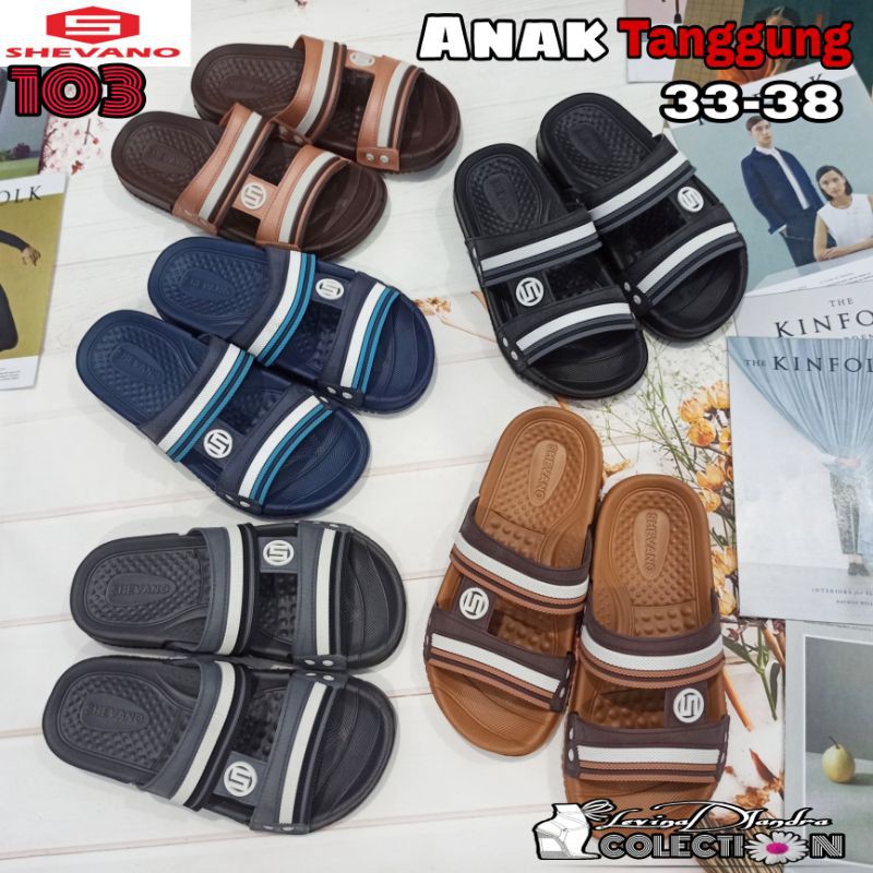 SANDAL SELOP KARET SHEVANO MBAN DUA TANGGUNG 33-38
