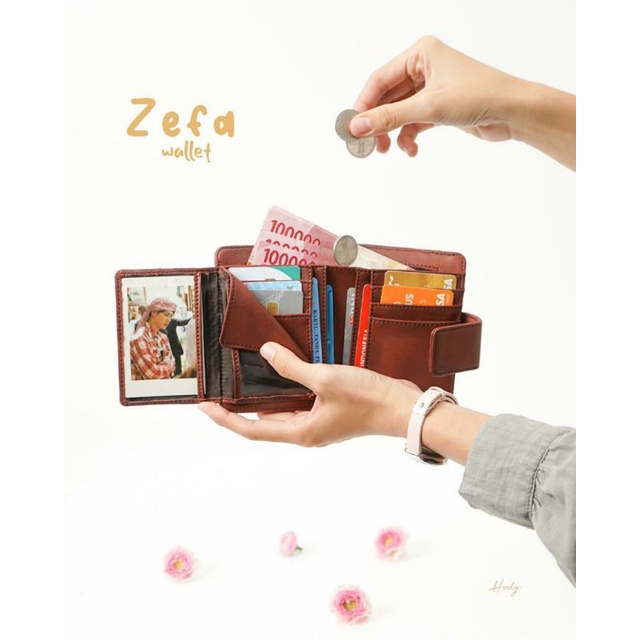 Hody Zefa Wallet Original Dompet Lipat Wanita Premium (Siap Kirim, Limited)