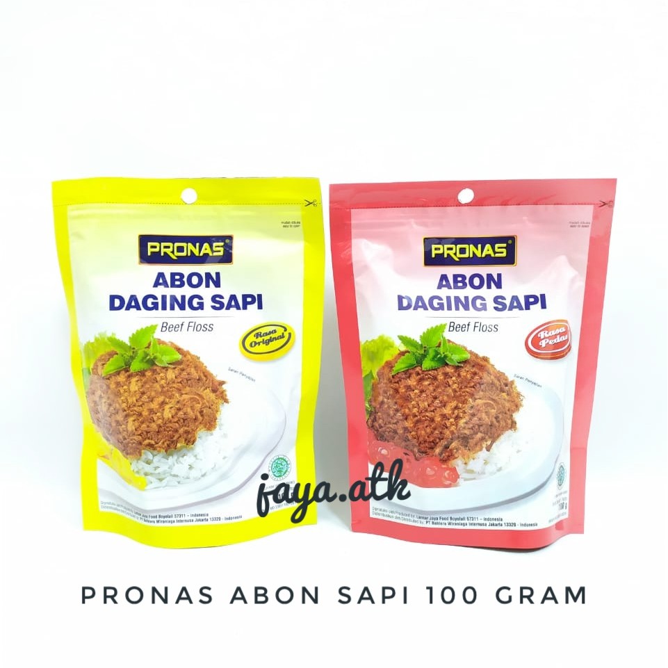 ABON SAPI ENAK ABON SAPI PRONAS 100 GRAM BEEF FLOSS