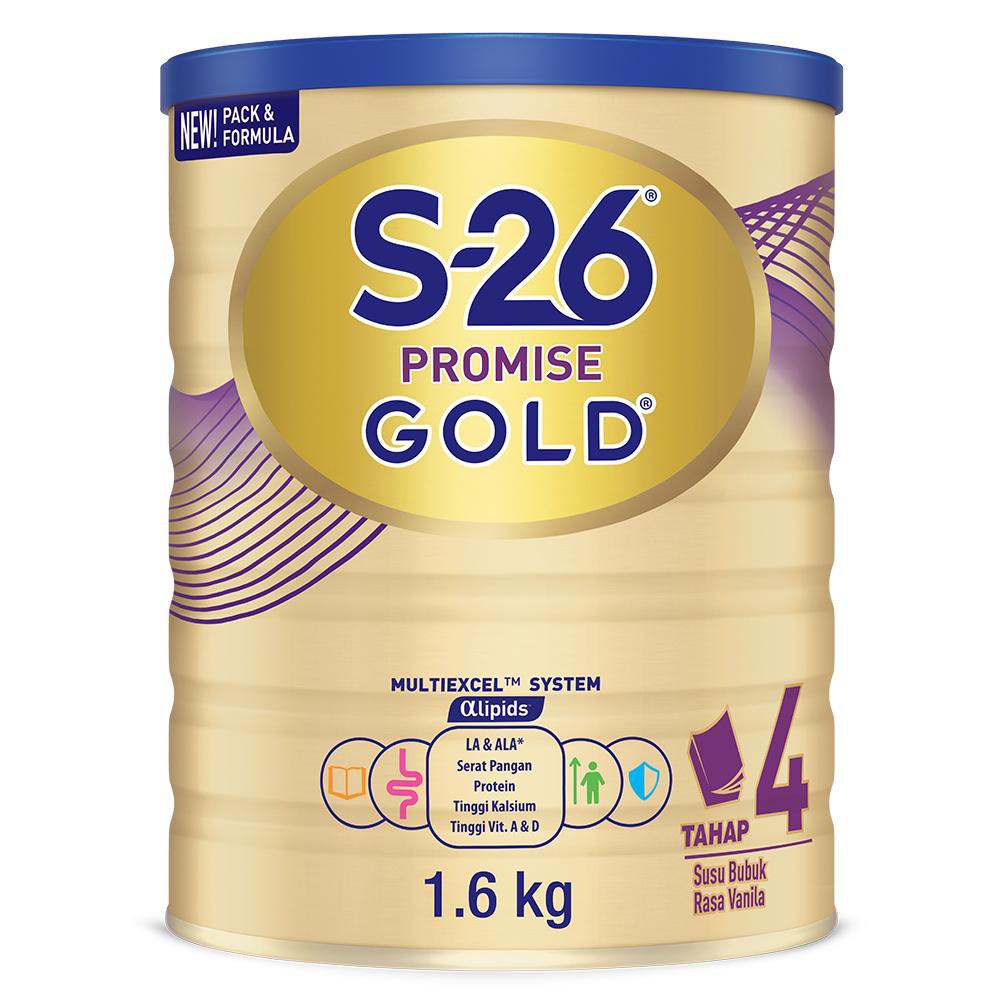 S26 Promise Gold 900gr | 1600gr - Membantu Mendukung Optimalnya Pertumbuhan dan Perkembangan Anak