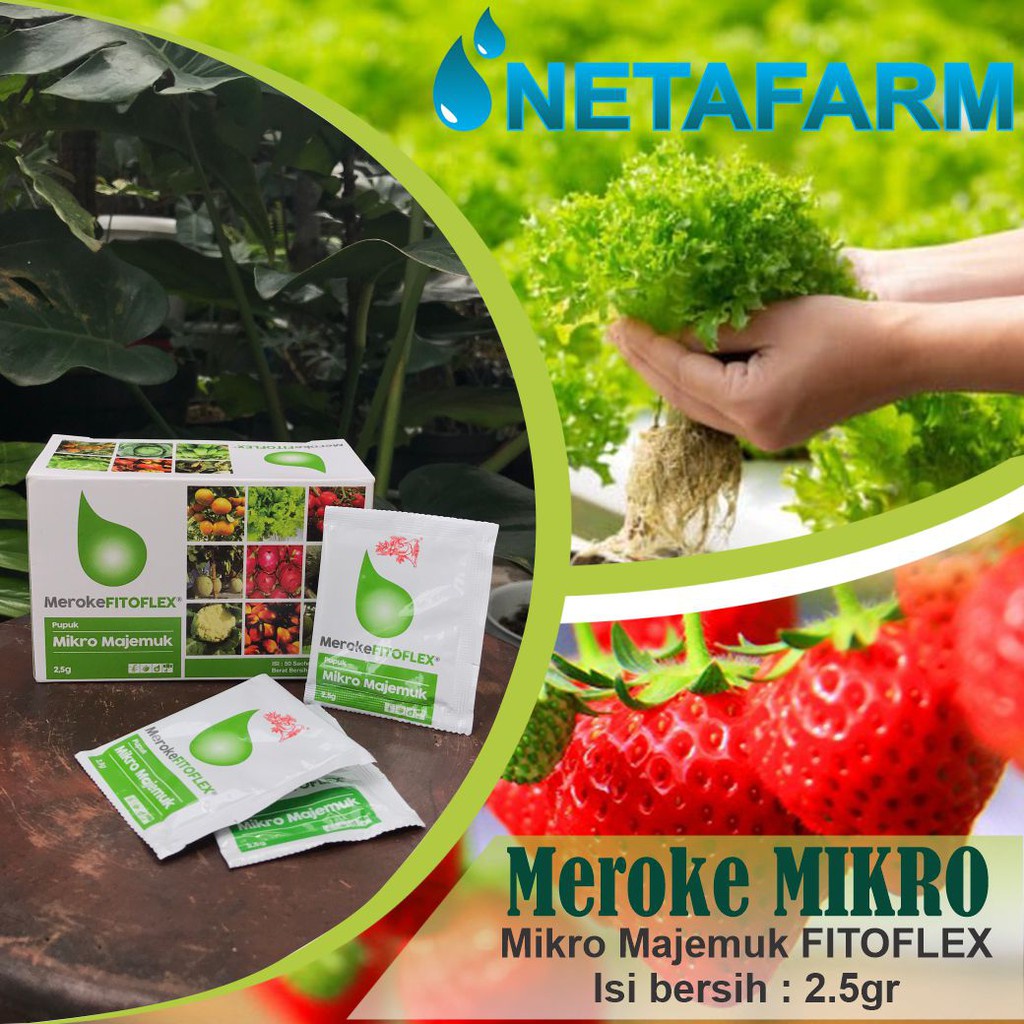 Pupuk Meroke Mikro Fitoflex - Kemasan original 1 Dus ( 50 pcs )