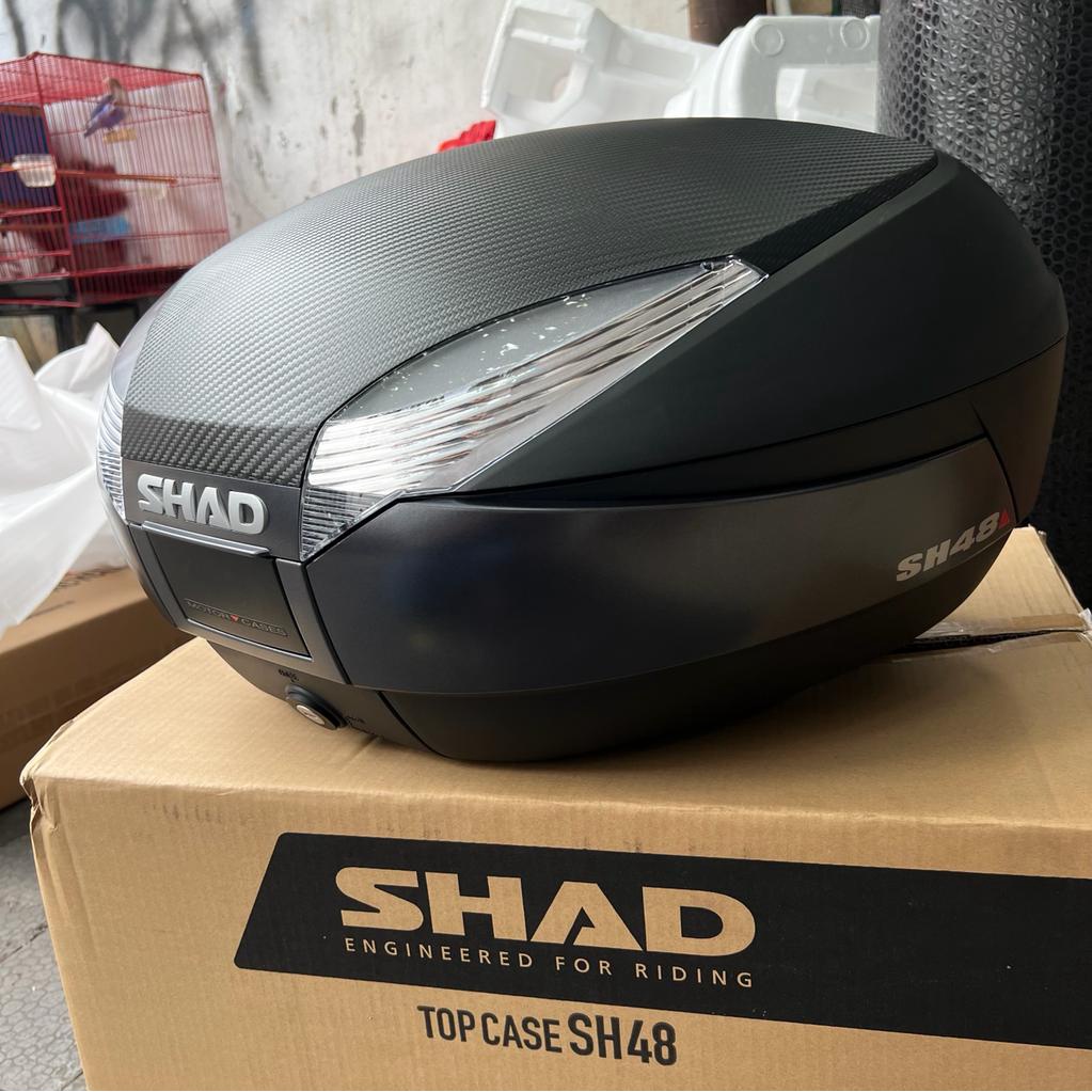 BOX Motor SHAD SH48 case Carbon BOX TOURING CASE BOX SH48 BOX MOTOR SH 48 BOX SHAD ORIGINAL