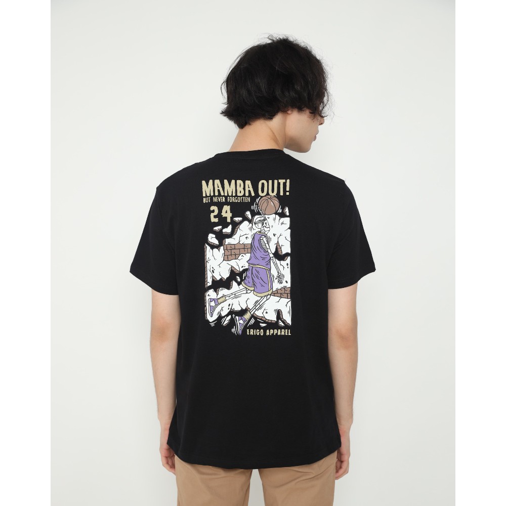 Erigo T Shirt Mamba Black Shopee Indonesia