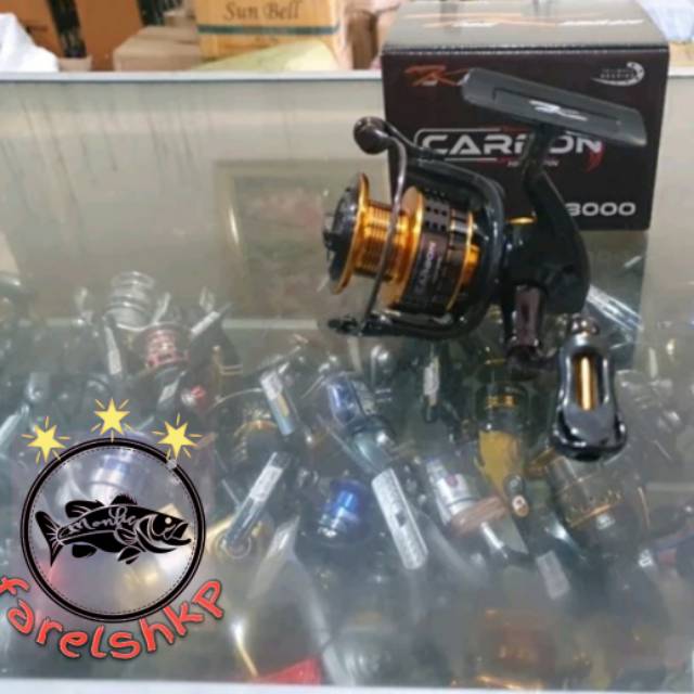 Reel kamikaze carbon. 3000 power handle