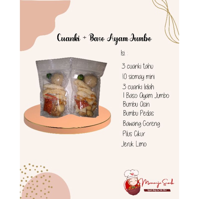 

Cuanki + Baso Ayam Jumbo