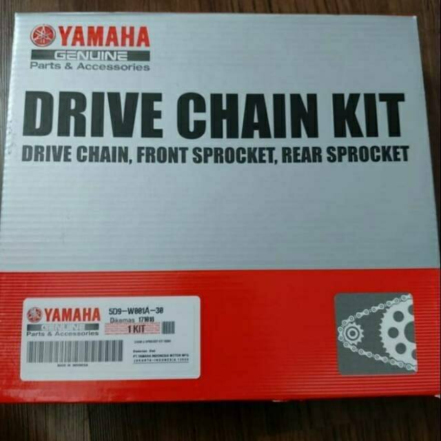 KDM_24 Gearset Gear Gir Set Rantai Yamaha Vega ZR Jupiter Z/New /115 RR /5D9