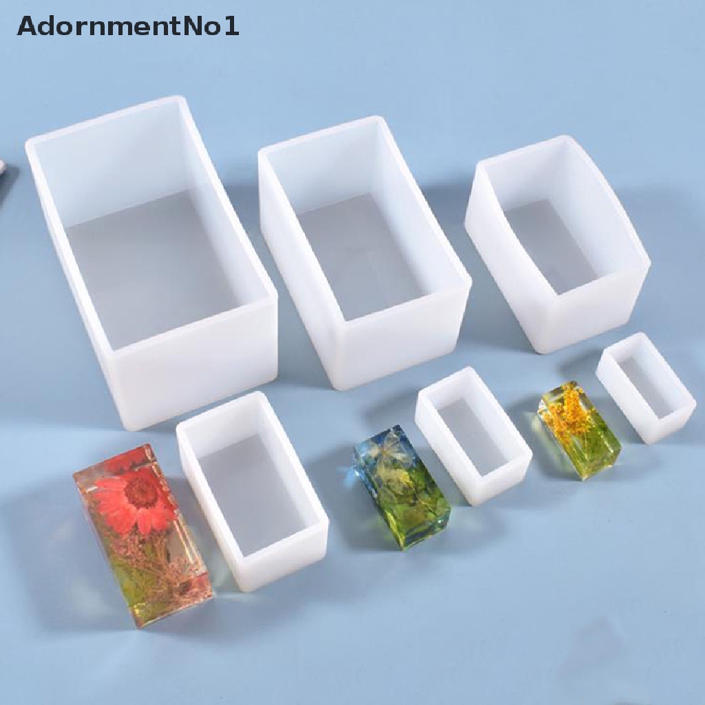 [AdornmentNo1] Rectangular Silicon Mold DIY Epoxy Jewelry Resin Dried Flower Decoration [new]