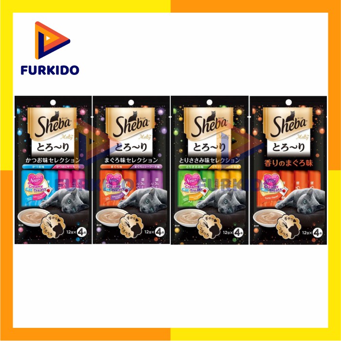 Sheba Melty Liquid Snack 48 Gr / Snack Kucing Creamy Liquid