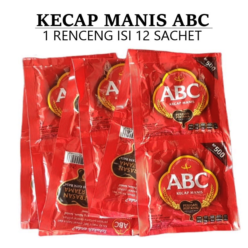 KECAP MANIS ABC RENCENG ISI 12SACHET