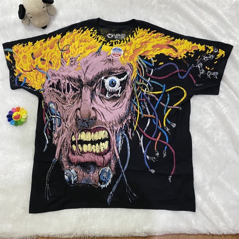 Kaos Vintage Liquid Blue Weapon Wolverine Original