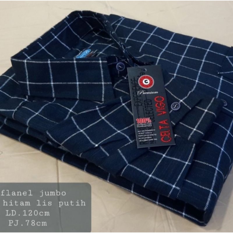 kemeja flanel jumbo lengan panjang pria dan wanita / flanel import lengan panjang big size XXL-XXXL-XXXXL