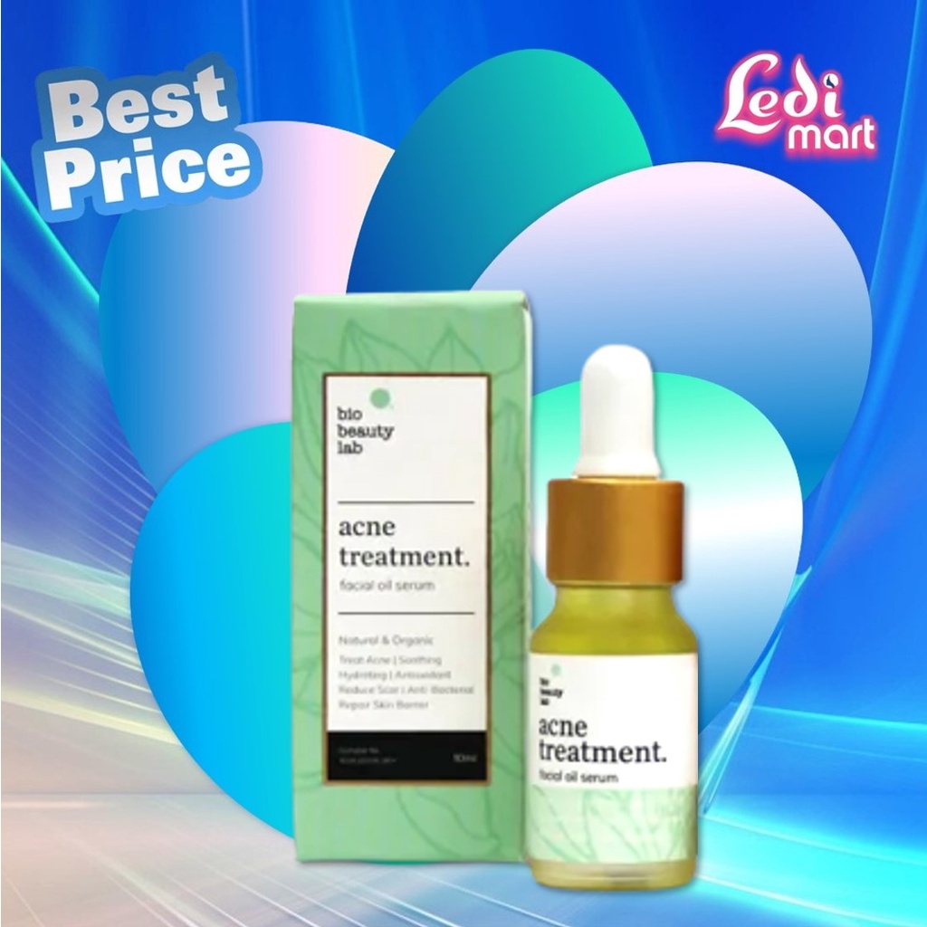 ORIGINAL Bio Beauty Lab Acne Treatment Facial Oil Serum 20ml / Facial Serum / Face Oil / Serum Oil / Minyak Wajah / Anti Jerawat / Serum Jerawat / Minyak Jerawat / LEDI MART