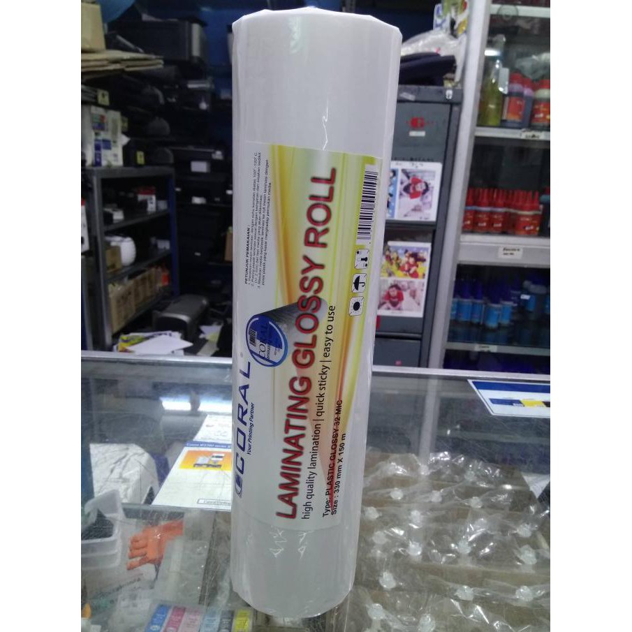 

Laminating Roll Merk Coral Glossy 150 Meter