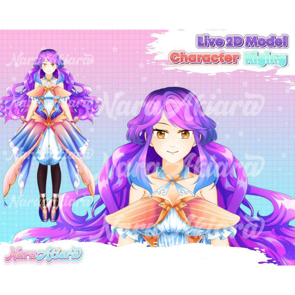 Hadiahkan Diri Anda Karakter Anime Vtuber Model Live2D untuk Streaming yang Menyenangkan, Karakter V