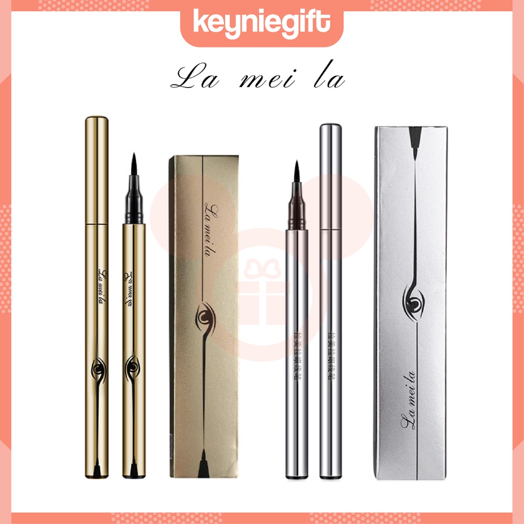 Lameila Eyeliner Gold Silver Korean Make Up Anti Air &amp; Keringat LA020