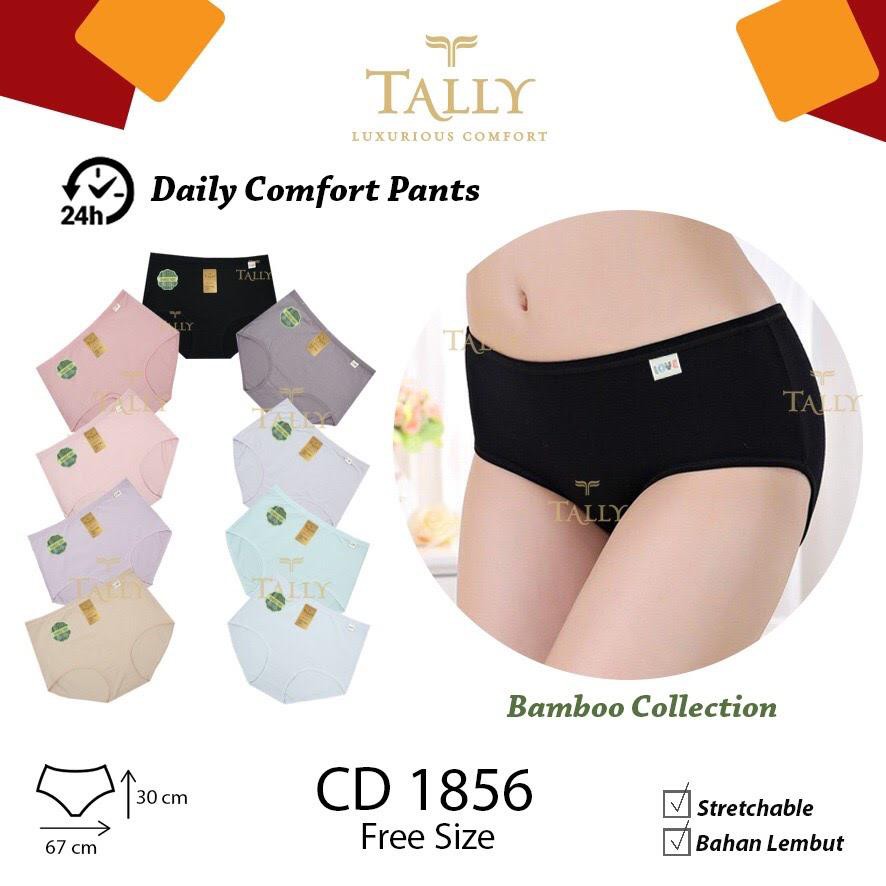 TALLY CD CELANA DALAM 1856 I FREE SIZE | FIT XXL | KATUN BAMBOO | HIGH WAIST