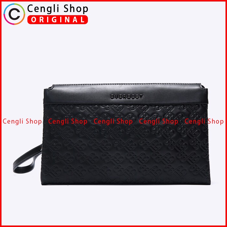 TAS KECIL PRIA EVERBEST CLUTCH BAG ORIGINAL KULIT ASLI BRANDED EM14