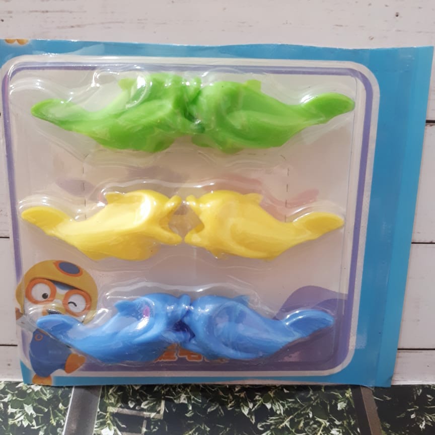 Dolphin pencil grip alat bantu menulis anak belajar menulis