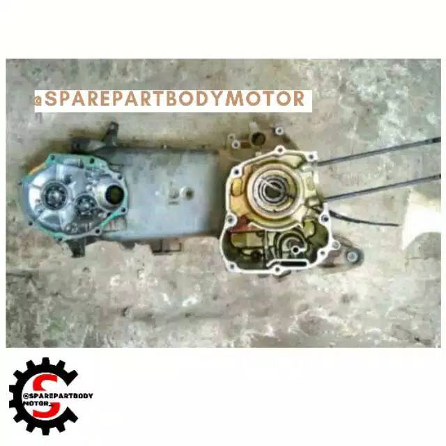 Blok Tengah Crankcase Kiri Honda Beat Fi 2013-2014 Non ESP