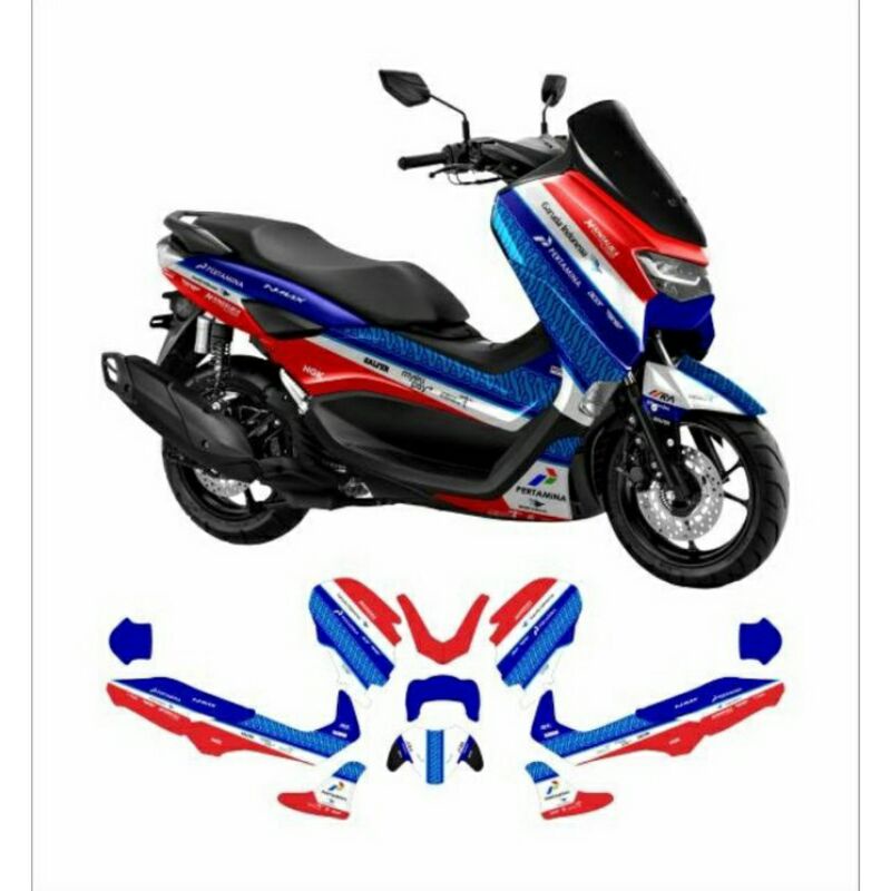 MANDALIKA Decal stiker variasi new nmax fullbody
