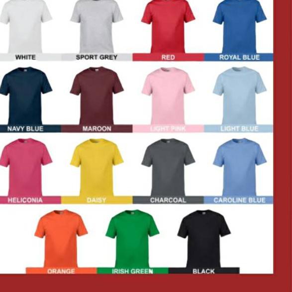 Buruan Checkout.. Kaos Polos Cotton Combed 40s Duluxe ●