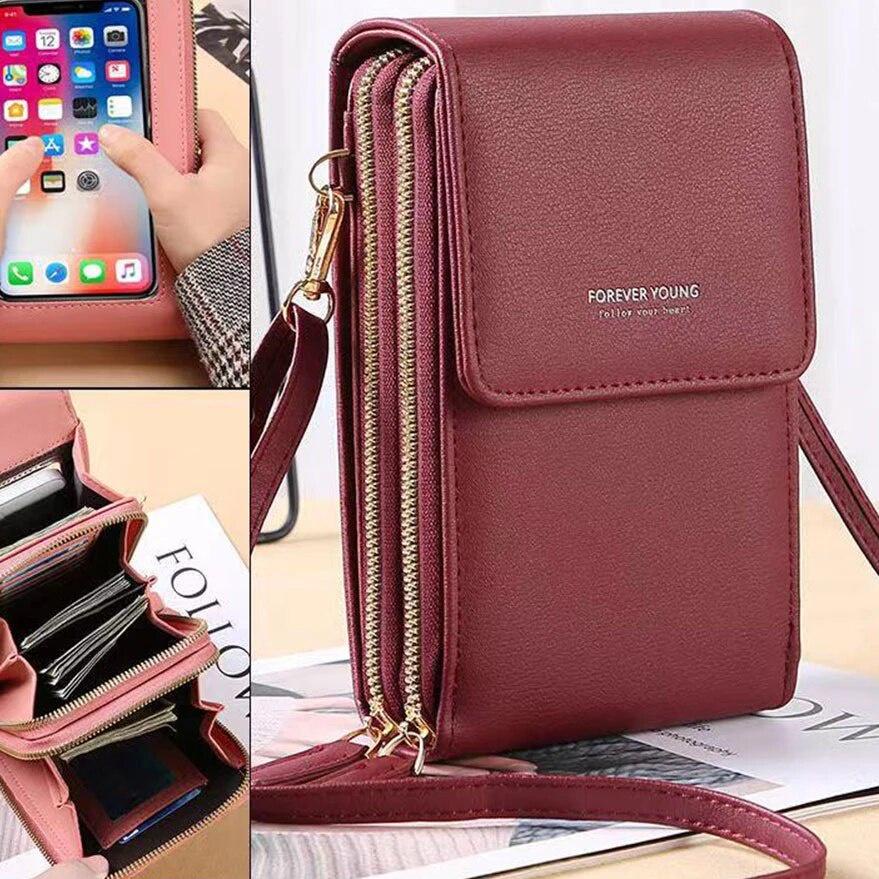Tas Hp Wanita Tas Selempang Touch Screen Mutifungsi Kekinian Terbaru