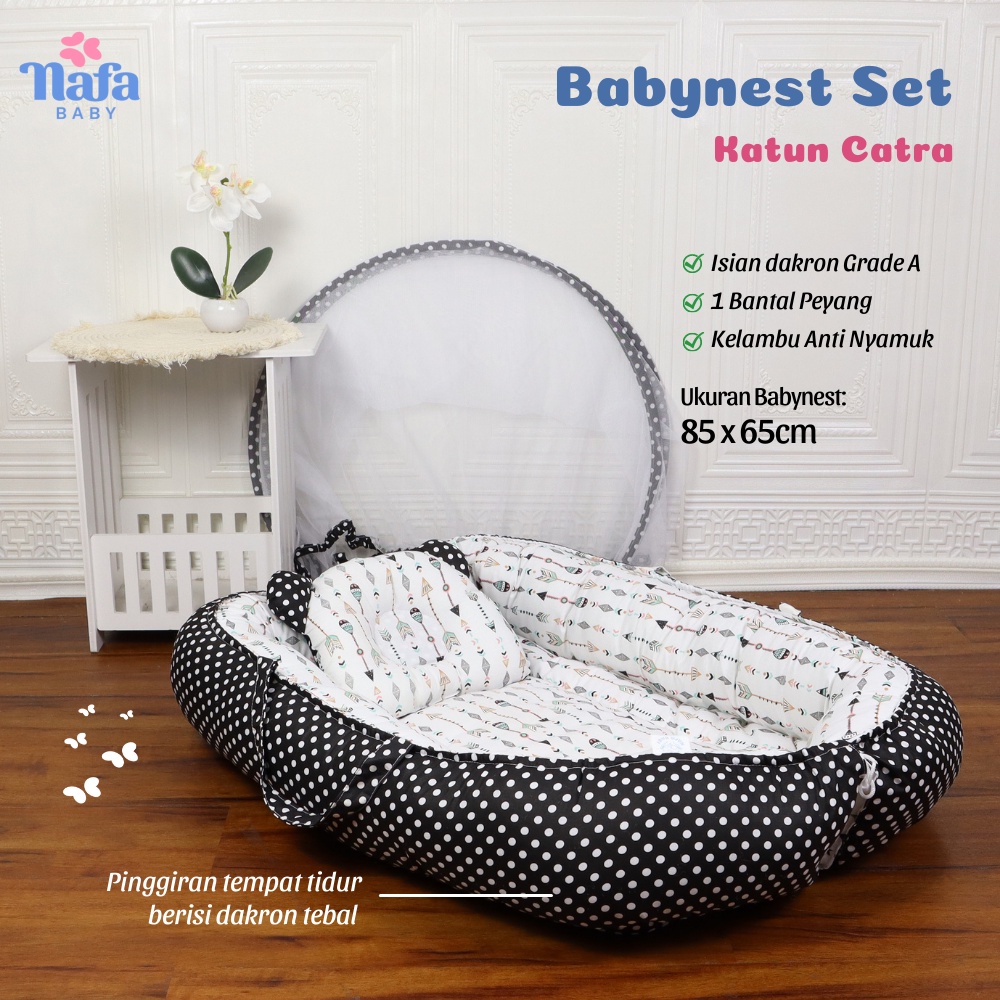 Harga KASUR BAYI SET BANTAL ANTI PEANG DAN KELAMBU NAFA BABY