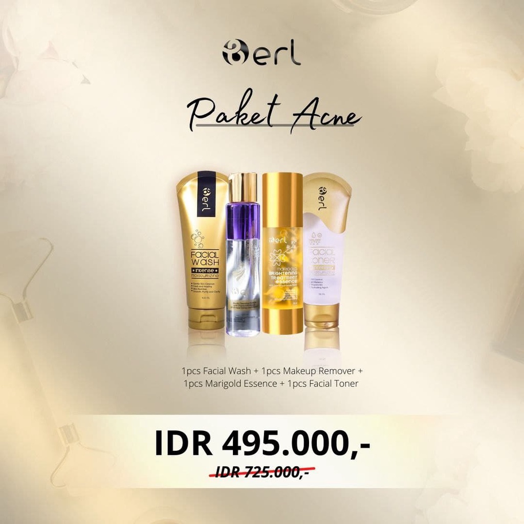 PAKET BERL SKINCARE ACNE ATASI JERAWAT