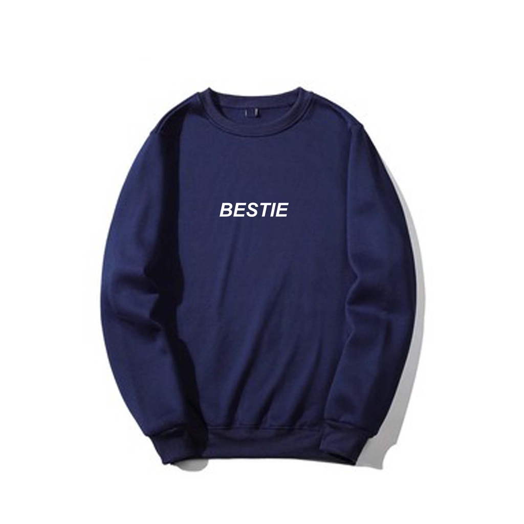 SWEATER OVERSIZE CREWNECK BESTIE  STREETWEAR  SWEATSHIRT PRIA DAN WANITA