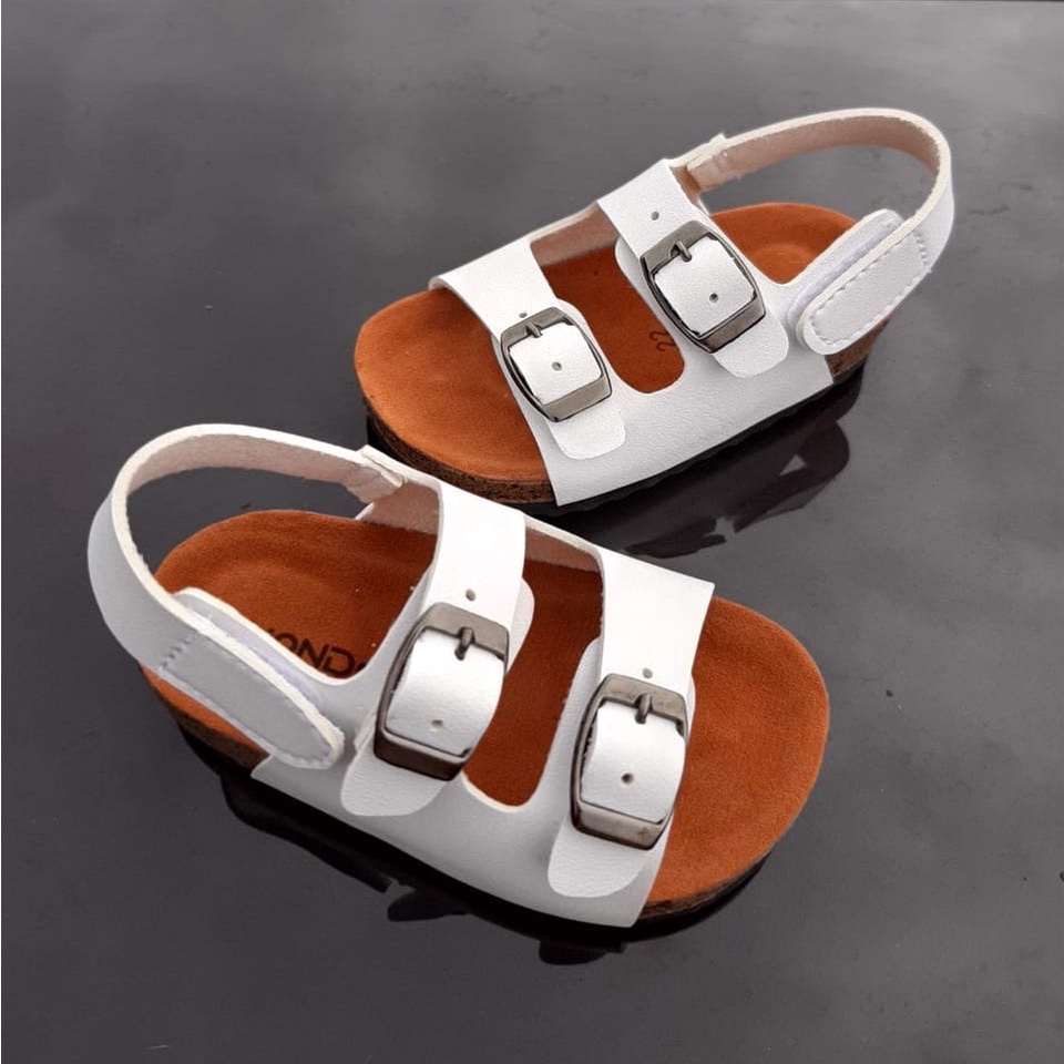 VINANDOZ SP01 Sandal Puyuh Anak Unisex Cewek/Cowok Umur 1 2 3 tahun - Bahan Kulit Sintesis - Anti Slip - Kualitas Import