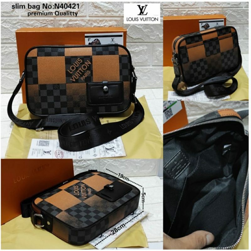TAS SELEMPANG PRIA WANITA LV CROSSBODY BAG LV IMPORT