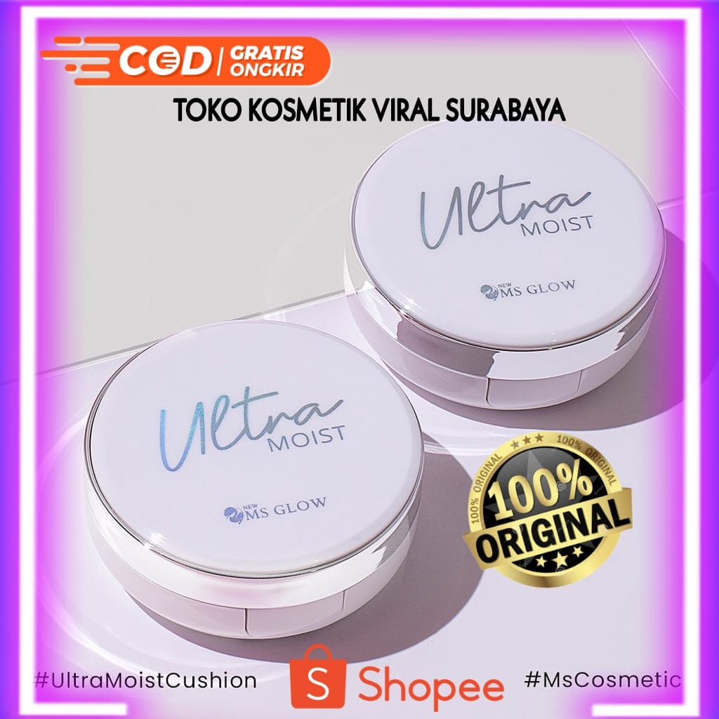 ULTRA MOIST CUSHION MS GLOW/CUSHION LIGHT/CUSHION MEDIUM ORIGINAL 100%