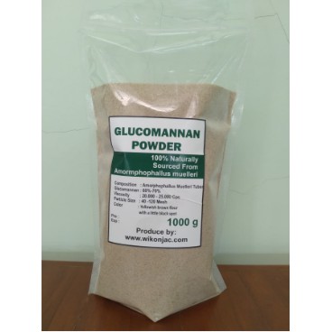 

Tepung Porang. 60% Glucomannan content 1 kg