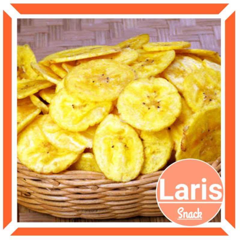 

500GR Keripik Pisang madu bulet Koin / Kripik Pisang Bulat Asli Lampung / Pisang Lingkaran