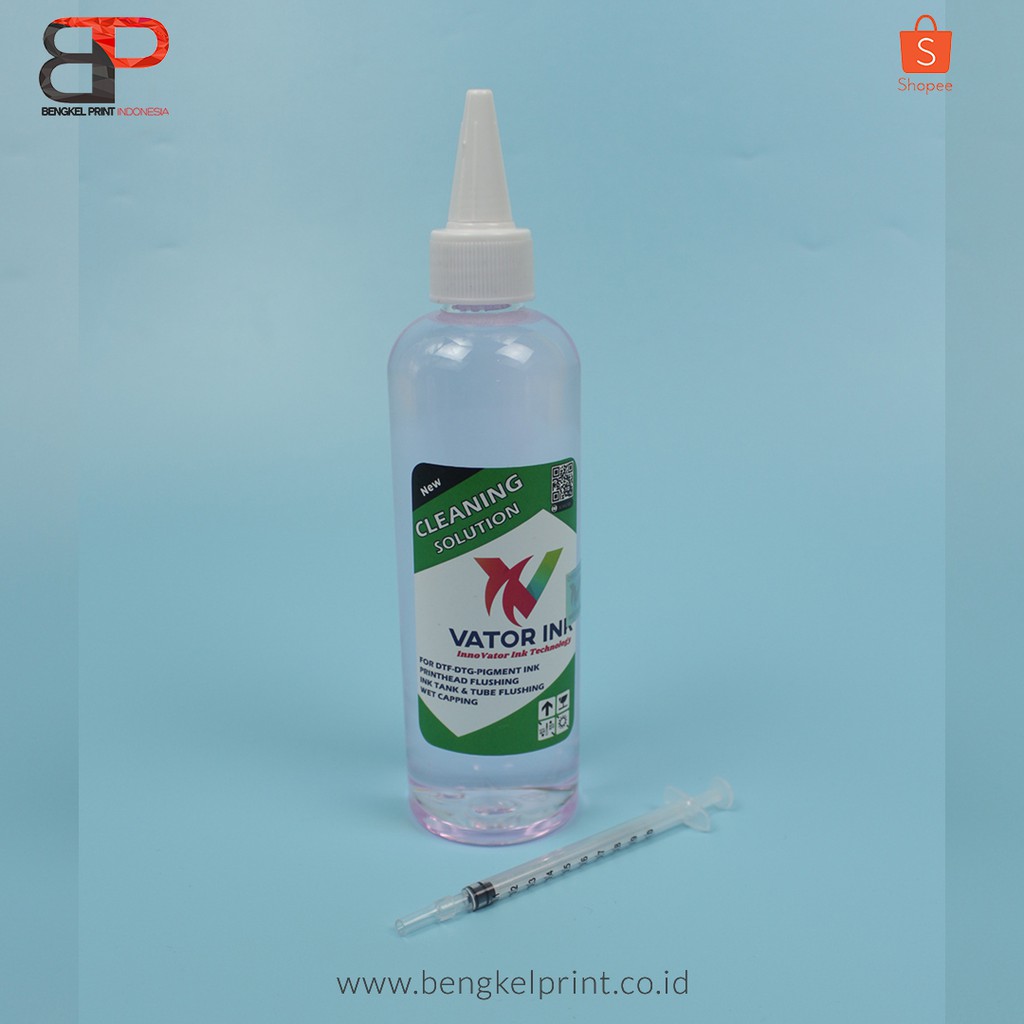 Cleaner Vator DTF 250ml + Suntikan