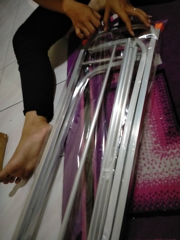 [ Cod ] Jemuran Handuk Aluminium Praktis Ekonomis Murah Surabaya Gantungan Pakaian Ringan Sayap