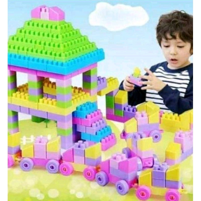 MAINAN BALOK SUSUN | MAINAN BALOK KREATIF | MAINAN EDUKASI ANAK ANAK | MAINAN EDUKASI ANAK MURAH