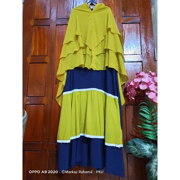 preloved gamis syar'i set