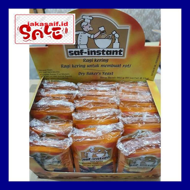 

Jak5D0Yh Ragi Pengembang Roti Saf Instant Kemasan 11Gr 4Bks/Pack - Murah !! D50Jaks