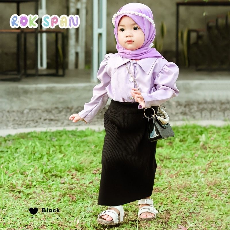 Rok Span Rajut Anak Premium / Usia 1-5 Tahun Rok Span Rajut Anak kekinian - Rok Sepan Rajut Anak Premium