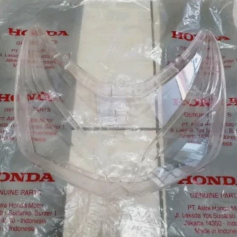 mika lampu depan replektor vario 110 led remote bening mantap