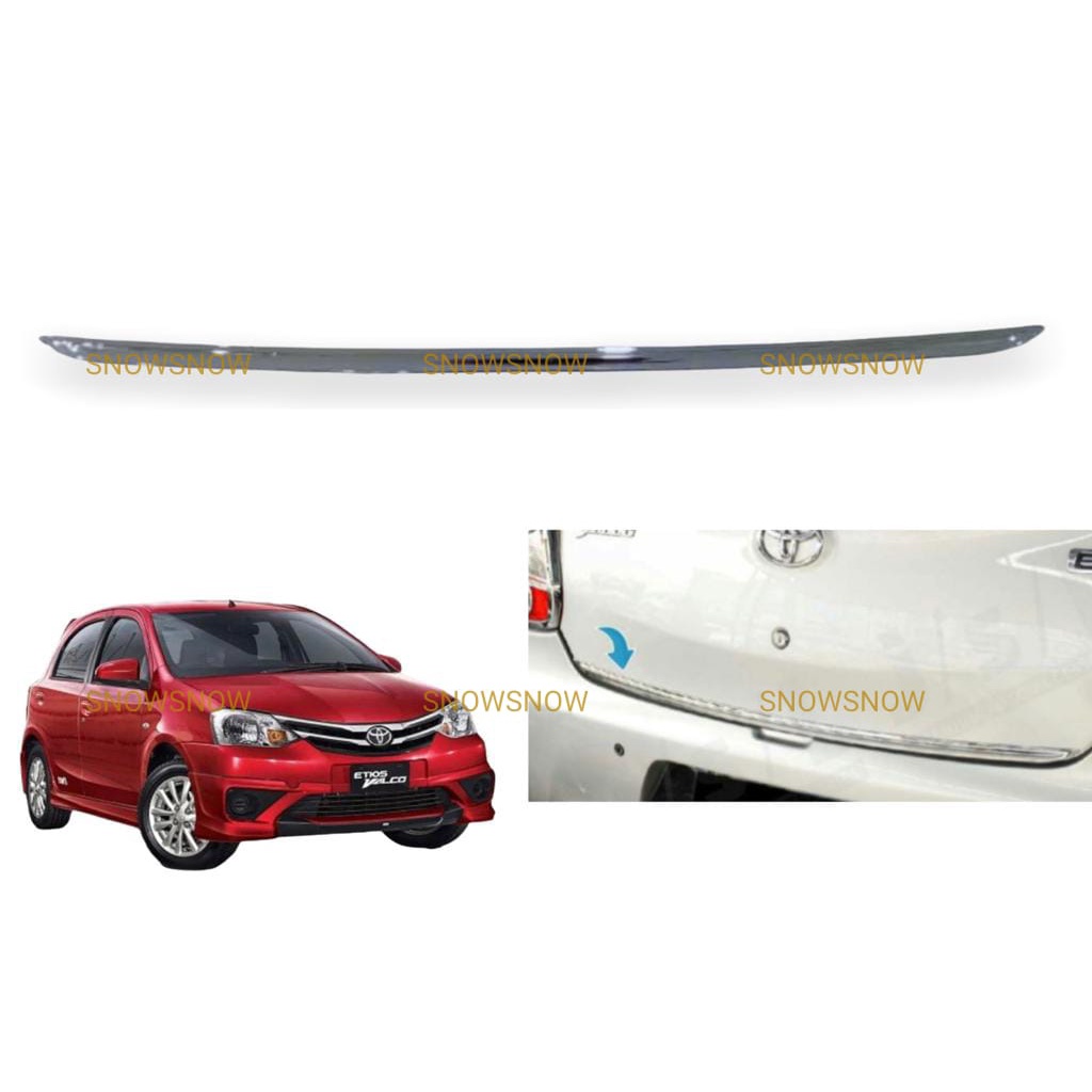 List Pintu Belakang Toyota Etios Chrome