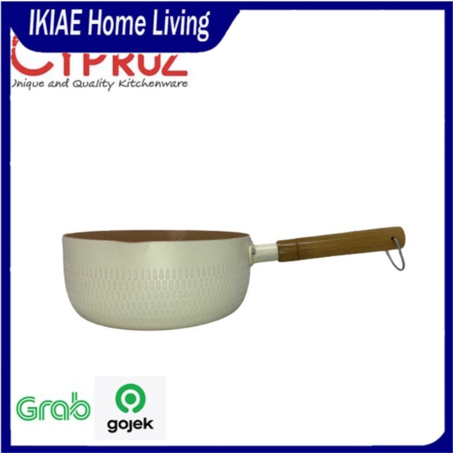 CYPRUZ Sauce Pan 20 cm Grey Color Series SN-0272