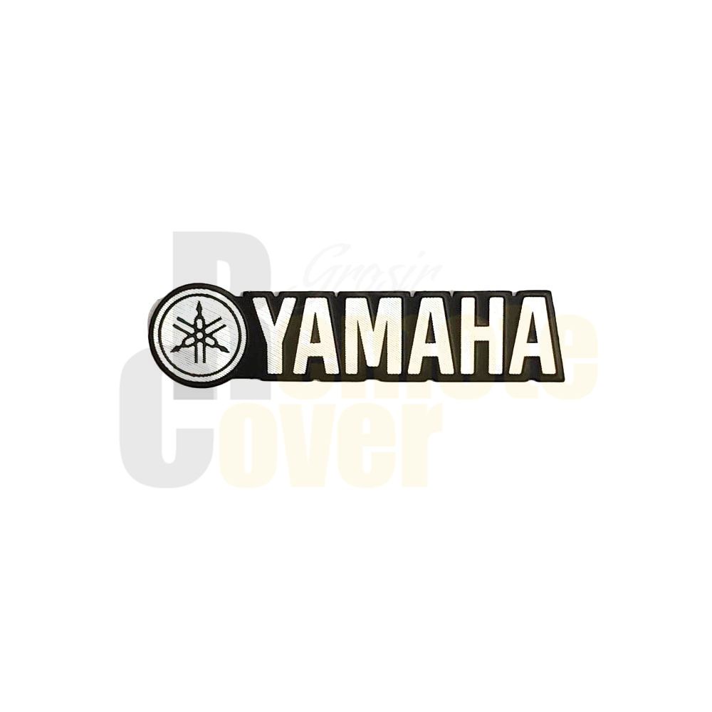 Emblem Alumunium Sticker Decals 3D Logo YAMAHA Audio Speaker Motor