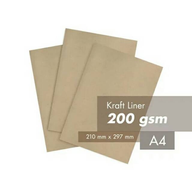 

Kertas Kraft Liner A4 200gsm