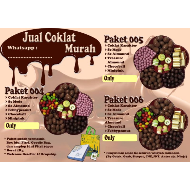 

coklat Delfi ChaCha almond Silverqueen spesial lebaran
