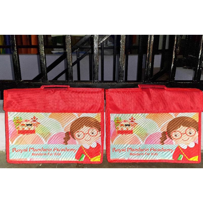 Tas folder bag souvenir gambar printing castem. Free desain gambar