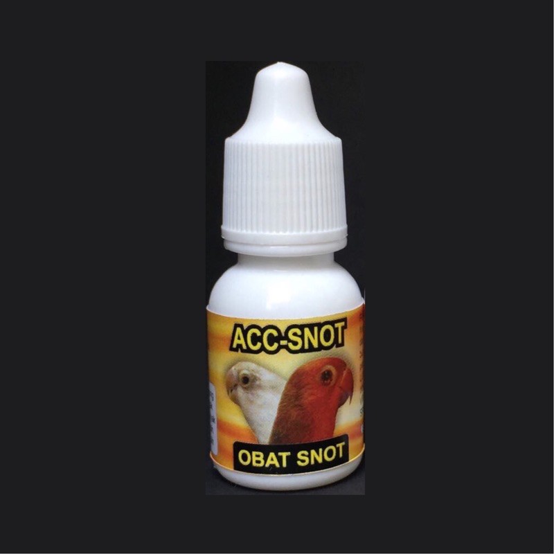 ACC SNOT obat snot teta mata pada burung kenari / YS / lovebird / LB / parkit